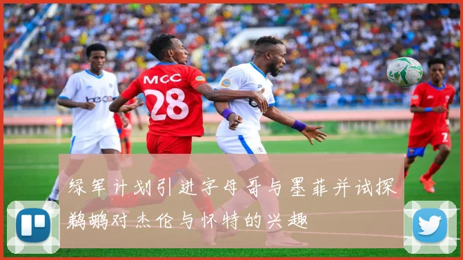 绿军计划引进字母哥与墨菲并试探鹈鹕对杰伦与怀特的兴趣